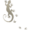 running gecko silver
