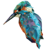 bird in triangles