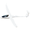 glider sailplane white