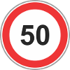 Panneau routier 50