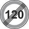 Road Sign 120 restriction