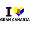J'AIME GRAN CANARIA FLAG