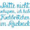 Fischbrötchen Rucksack