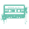 RETRO-KASSETTE in türkis