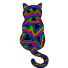 Psychedelic Cat