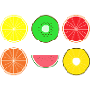 DIGITAL FRUITS - Digital Hipster fruits