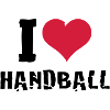 I love Handball heart 3