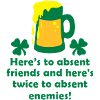 Toast für St. Patrick's Bierkrug