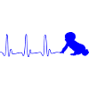 ECG HEARTLINK CHILD blue