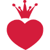 Heart and crown