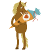 Pferd Schultüte