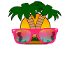 Summertime! Sunglasses & Palm Trees