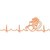 SR500 TX500 Heartbeat orange