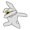 dabbing Easter Bunny