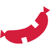 Glückliche Wurst