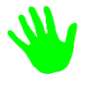 hand green