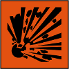 explosive hazard symbol