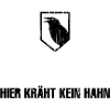 Elmshorn Kraehe schwarz-weiß