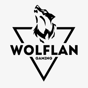 WolfLAN Gaming Logo Black