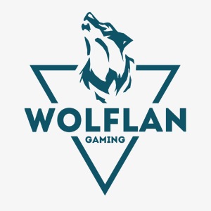 WolfLAN Logo Gray/Blue