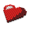 8 Bit Pixel Heart