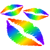 Lippen Küsse