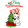 Frohe Weihnachten Katze