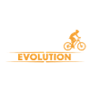 Mountain bike evolution - orange/white