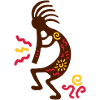 kokopelli sculpture américaine