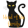Head of the family cat