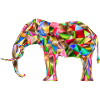 Bunter Elefant