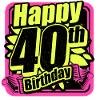 40 Birthday - Congratulations gift