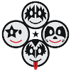 Smiley Kiss Icons (quadratisch) 3c