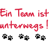 Team ist unterwegs