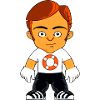 Little gangster comic figure