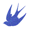Swallow (blue-sprinkled)