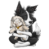 I'm a Sheepdog - black