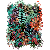 Fleurs et feuilles