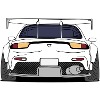 rx7rear white