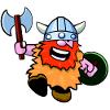 Niedlicher Wikinger