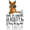 Trinken oder Fahren - Schäferhund
