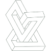 Optical illusion - Impossible figure