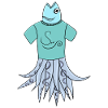 Fish T-shirt octopus