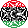 Libya Libya ليبيا Love HEART Mandala