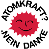 Nuclear power? No thank you! Logo smiling sun