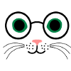 Cat eyeglasses