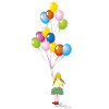 little girl balloons