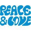 Peace love peace-tegn tegn