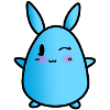 Chibi Anime Bunny Eyebrow T-Shirt