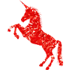 Einhorn rot